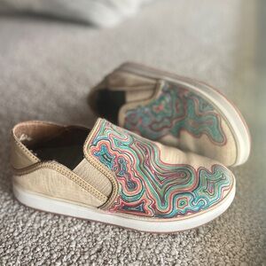 Olukai Slip-On Shoes with Custom Art